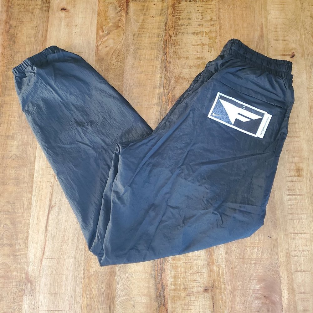 Nike Flight Basketball Nylon Pants Black Men's CN8 - Picture 6 of 10